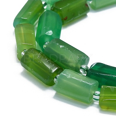 Natural Green Onyx Agate Beads Strands G-K245-I05-A01-1