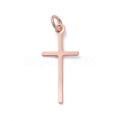 Brass Pendants ZIRC-G160-31RG-1