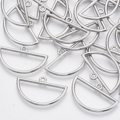 Alloy Open Back Bezel Big Pendants X-PALLOY-S132-002-1