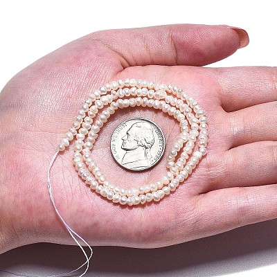 Natural Cultured Freshwater Pearl Beads Strand PEAR-N015-03B-1