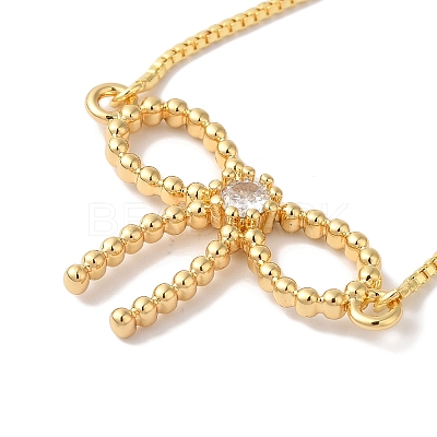 Brass Micro Pave Cubic Zirconia Silder Bracelets for Women LS-BJEW-C070-01A-G-1
