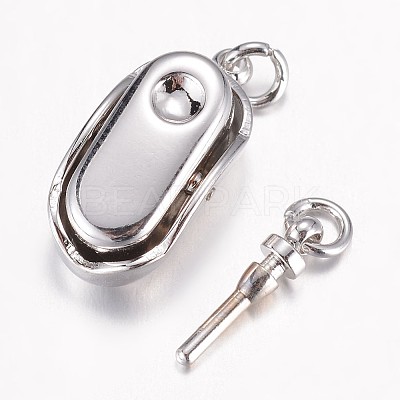 304 Stainless Steel Box Clasps STAS-P100-20M-1