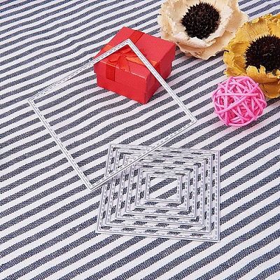 Carbon Steel Cutting Dies Stencils Sets DIY-PH0010-04-1
