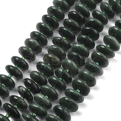 Natural Seraphinite Beads Strands G-A262-B02-01-1