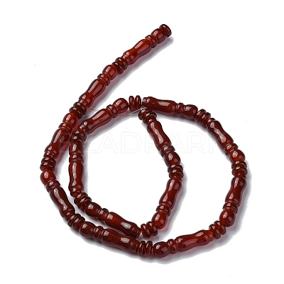 Natural Carnelian(Dyed & Heated) Beads Strands G-C135-B01-01-1