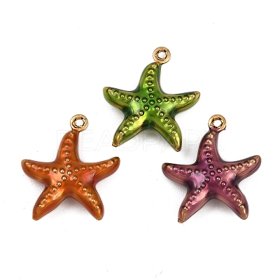 304 Stainless Steel Enamel Pendants STAS-G363-16G-05-1