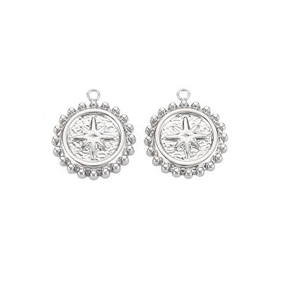Non-Tarnish 304 Stainless Steel Pendants STAS-N097-180P-1