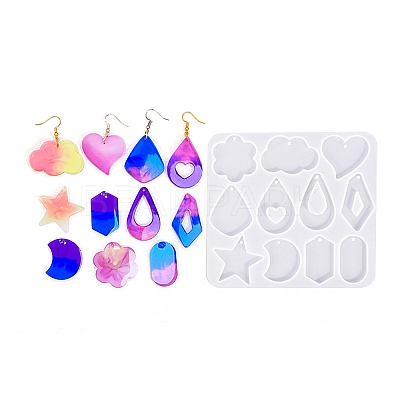 Geometric Earrings Pendants DIY Silicone Mold X1-DIY-Q033-01B-1