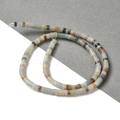 Natural Flower Amzonite Beads Strands G-H230-52-1