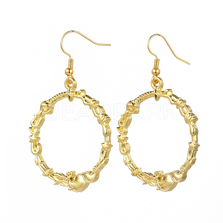 Brass Dangle Earrings EJEW-JE03401-02-1
