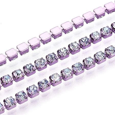 Iron Rhinestone Cup Chains CH-N005-05D-1