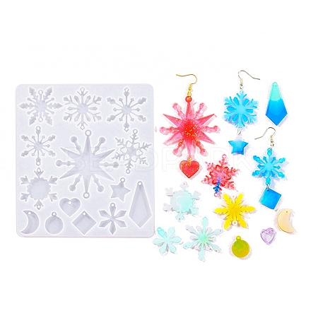 DIY Silicone Pendant Molds X1-SIMO-H016-02A-1