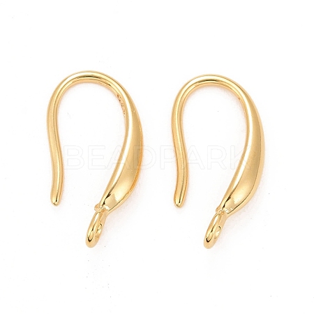 Rack Plating Eco-friendly Brass Earring Hooks KK-D075-09G-RS-1