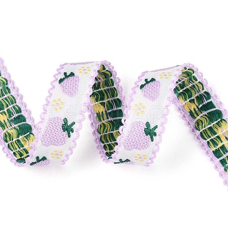Polyester Strawberry Ribbon OCOR-T016-04D-1