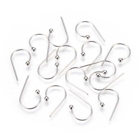 925 Sterling Silver Earring Hooks STER-P045-08P-1