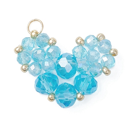Glass Pendantns PALLOY-MZ01145-02-1