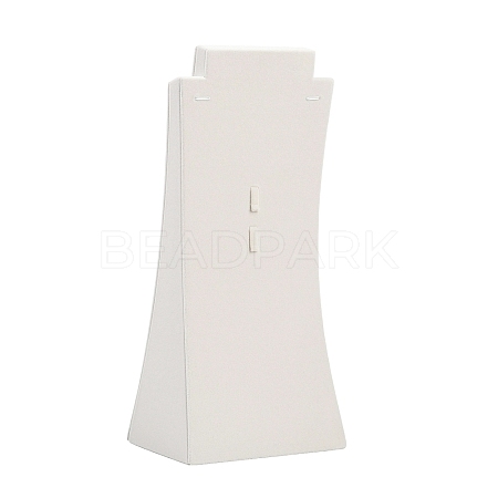 Bust Shaped Velvet Necklace Display Stands AJEW-H156-02-1
