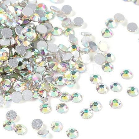 Glass Flat Back Rhinestone RGLA-C002-SS8-101-1