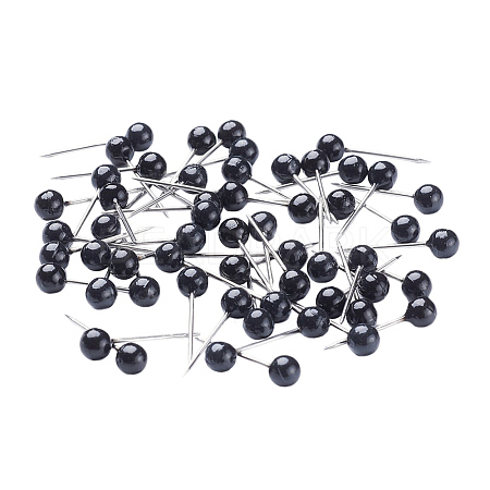 Acrylic Ball Head Map Pins FIND-WH0001-02C-1