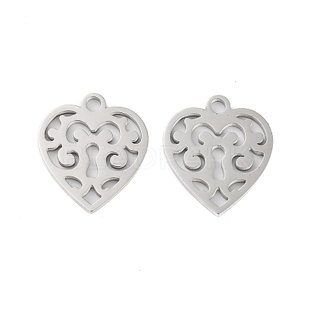 Non-Tarnish 316 Stainless Steel Charms STAS-C096-12D-P-1