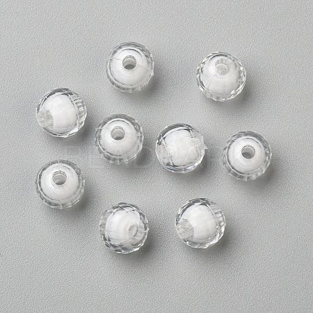 Transparent Acrylic Beads TACR-S086-08mm-01-1