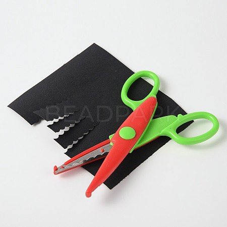 Small Iron Craft Lace Scissors AJEW-M010-02-1