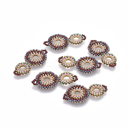 MIYUKI & TOHO Handmade Japanese Seed Beads Links SEED-A027-G07-1