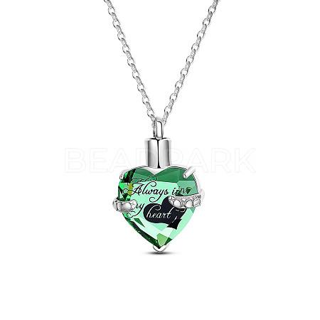 Always in My Heart Urn Pendant Necklace JN993A-1