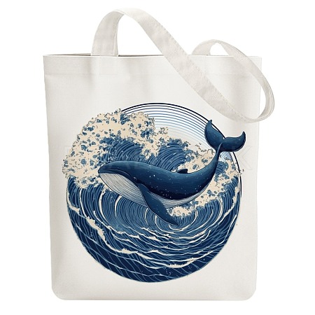 Canvas Women's Tote Bags ABAG-WH0056-002-1
