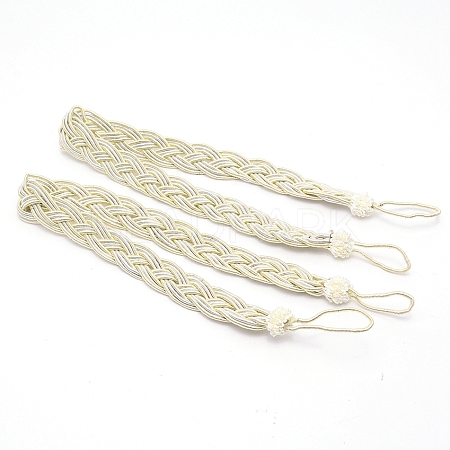 Polyester Braided Curtain Tiebacks AJEW-WH0168-03A-1