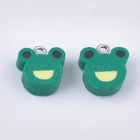 Handmade Polymer Clay Charms CLAY-S091-93-1