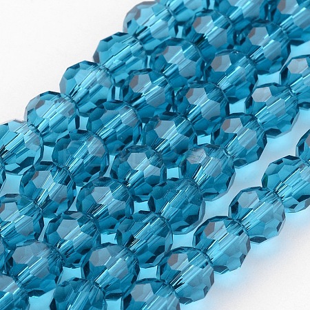 Transparent Glass Bead Strands X-GLAA-G013-8mm-51-1