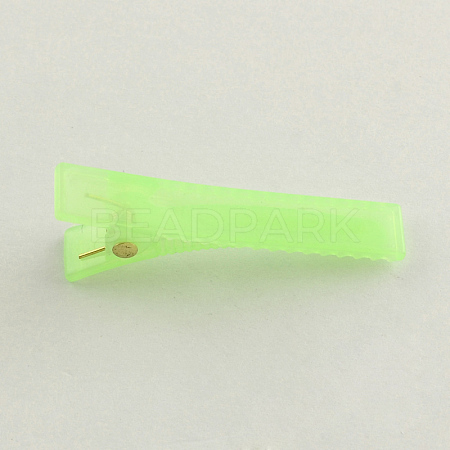 Candy Color Small Plastic Alligator Hair Clip Findings for Hair Accessories Making PHAR-Q005-04-1