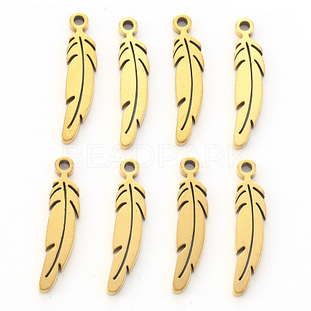 PVD Vacuum Plating 201 Stainless Steel Pendants X-STAS-N092-13G-1
