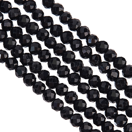 2 Strands Natural Black Tourmaline Beads Strands G-OC0005-29-1