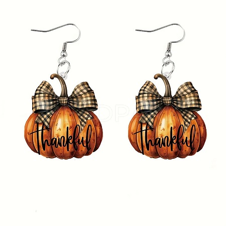 Acrylic Dangle Earrings FS-WGE7B92-01-1