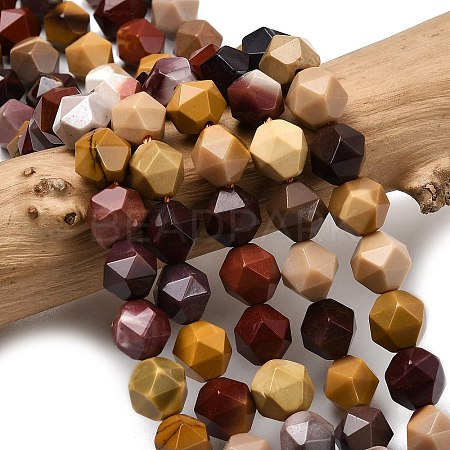 Natural Mookaite Beads Strands G-Z119-A07-02A-1