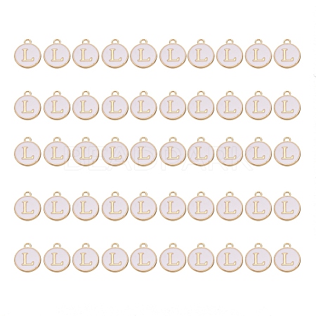 Golden Plated Alloy Charms ENAM-SZ0001-25A-L-1