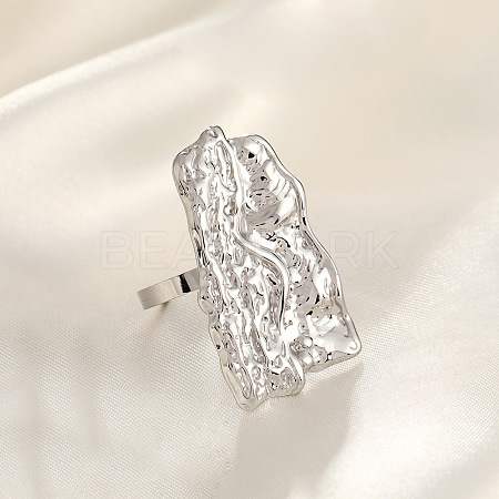 304 Stainless Steel Cuff Open Rings FS-WGD6945-01-1