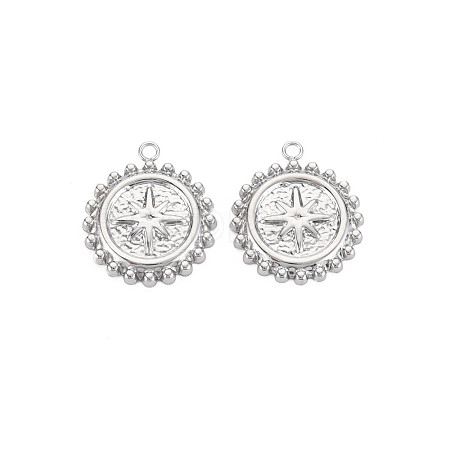 Non-Tarnish 304 Stainless Steel Pendants STAS-N097-180P-1