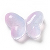 Transparent Baking Paint Glass Beads GLAA-F115-01J-3
