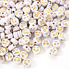 Opaque White Acrylic Beads MACR-YW0001-21B-3