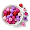 35Pcs Food Grade Eco-Friendly Silicone Focal Beads SIL-FS0001-22D-2