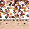 Picasso Glass Seed Beads GL-CBAB80E-03B-3