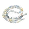 Natural Aquamarine Beads Strands G-D327-A01-5mm-3