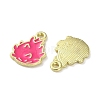 Fruit Alloy Enamel Charms PALLOY-S058-01LG-06-2