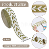 10M Vintage Jacquard Polyester Ribbon OCOR-CY0004-41B-2