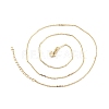 Brass Cable Chains Necklace for Women NJEW-P265-08G-3