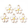 Alloy Enamel Pendants X-ENAM-R058-01B-1