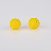 Round Silicone Focal Beads SI-JX0046A-17-2